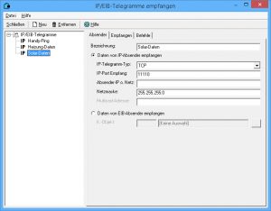 Gire Homeserver IP Paket Empfangen Solar Anlage